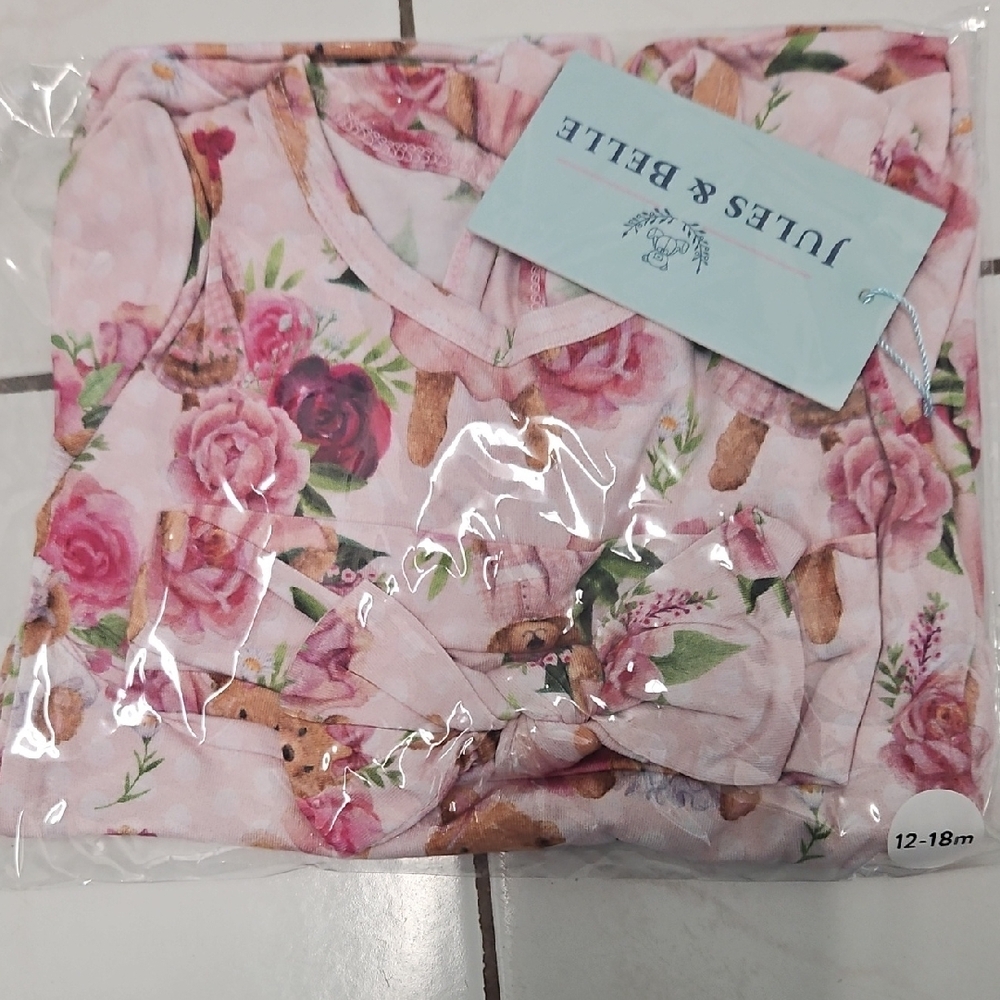 Jules & Belle teddy bear dress 12-18
